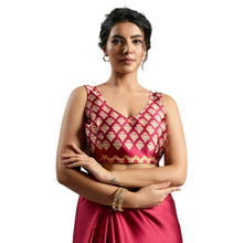 Premium Pure Satin Silk Saree with Authentic Ajrakh Hand-Block Print Luxury Traditional Ethnic Wear for Women AB-41