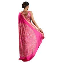 Premium Pure Satin Silk Saree with Authentic Ajrakh Hand-Block Print Luxury Traditional Ethnic Wear for Women AB-41