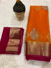 Premium Kanchipuram Organza Jacquard Saree - Handloom Inspired Collection