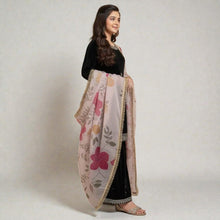 Viscose Soft Velvet Ethnic Wear Top & Sharara Pair with Net Dupatta for Kids OC-2