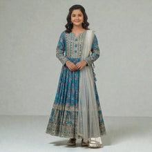 New Designer Heavy Flare Party Wear Anarkali Style Gown Dupatta Set OC-1