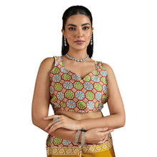 Pure Ajrakh Modal Satin Saree Hand Block Printed Traditional Motifs with Rich Zari Border AB-53