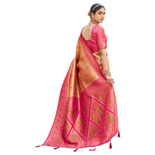 Royal Soft Banarasi Silk Saree with Intricate Zari Weaving & Elegant Floral Pallu B-1