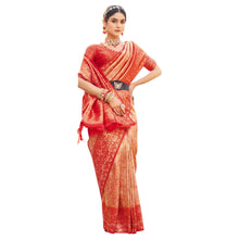 Royal Soft Banarasi Silk Saree with Intricate Zari Weaving & Elegant Floral Pallu B-1