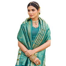 Royal Soft Banarasi Silk Saree with Intricate Zari Weaving & Elegant Floral Pallu B-1