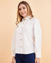 Women's & Girls' New Crepe Fabric Shirt - Lightweight Flowy Regular Fit Long Sleeve Casual Top